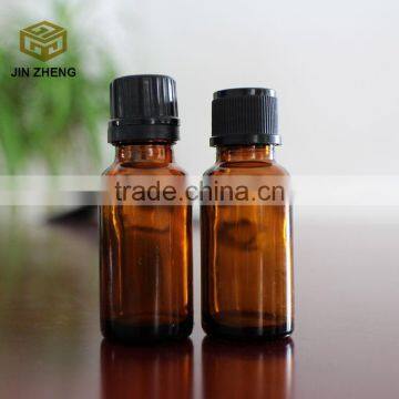 10-100ml Empty Amber Essential Oil Glass Bottle With Plastic Lids photo-3