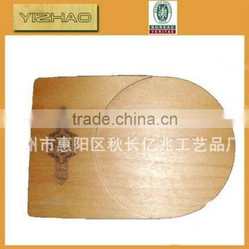 Hot Sale Modern Special Wooden Round Oval Award Trophy Base photo-3