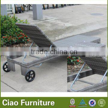 New Style Garden Rattan Chaise Sun Lounge Set photo-3