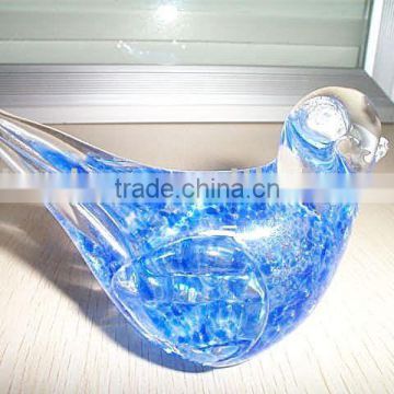 glass bird for decoration