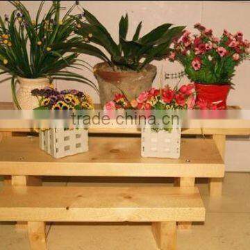 solid wood flower stand for flower pot