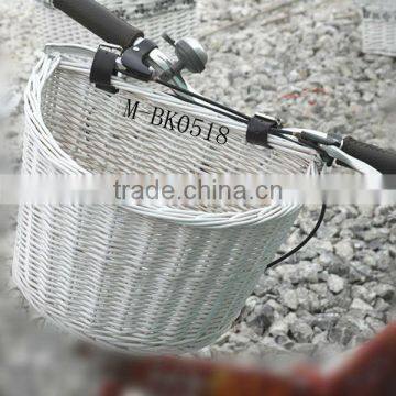 Half round wicker bicycle basket & bicycle accessory (Direct supplier)