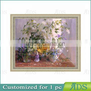 Designs Simple Flower Pot Canvas Vase Painting photo-5