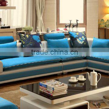 2017 hot sale italian modern fabric corner sofa