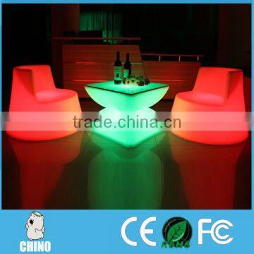 Arm LED Chair Loune Chair Coffee Chair With Table photo-3