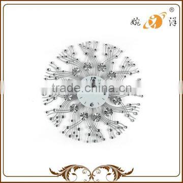 Custom Good Quality Beautiful Silver Cheap Wall Clocks