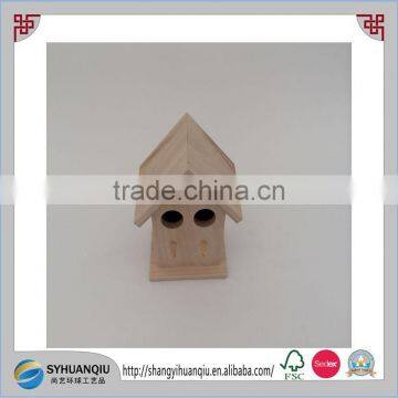 Houses Cage, Carrier & House Type and Eco-Friendly Feature Wooden Decorated Bird House photo-3