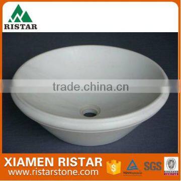 Marble Wash Basin, Bathroom Basin,white Stone Sink RST-RB083