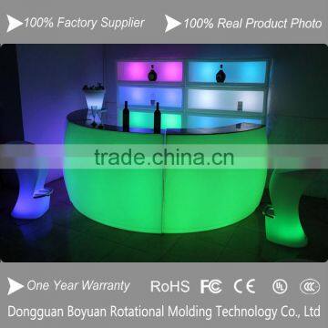 Round Shape Glowing LED Bar Table,rechargeable led table lamps ,Lighting Bar Led Table