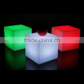 2016 new invention 3d color changing rechargable led cube