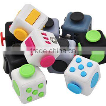 2017 hot product 6 side fidget cube