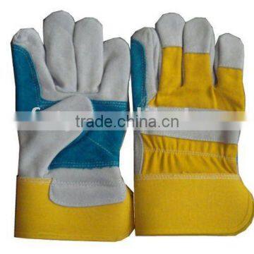 Double palm leather work glove