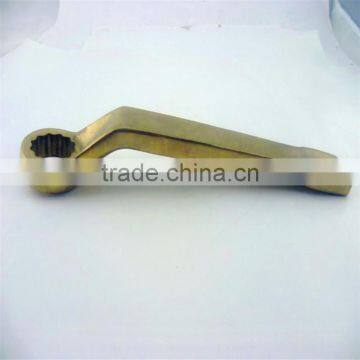 Offset Striking Box Wrench 27~120mm Hammer Striking Spanner Alloy Non Sparking Hand Tools Brass Spanner photo-2