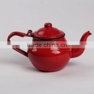Hot sale 9-14cm enamel small tea kettle enamel tea pot