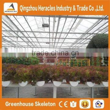 Heracles High Quality Customized Glass Greenhouse With Hydroponic System photo-4