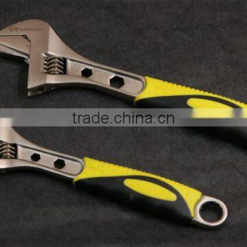 Wide Mouth Tube Live Nickel Plated Spanner Wrench Adjustable Nut Wrench Pipe Wrench photo-4