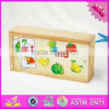 2016 New and Popular Children Wooden Cartoon Domino W15A064 photo-4