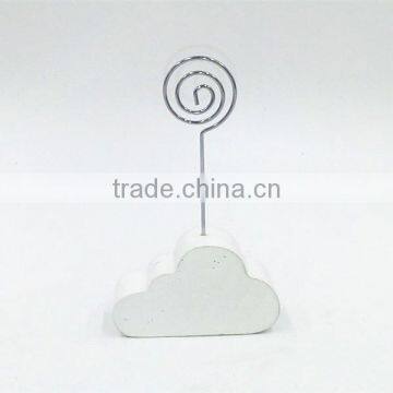 Wood and Iron Decoration Name Card Holder photo-5