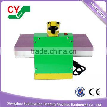Hot Sale CE Large Manual Teflon Coated Thick Platen Heat Press T-shirt Printing photo-6