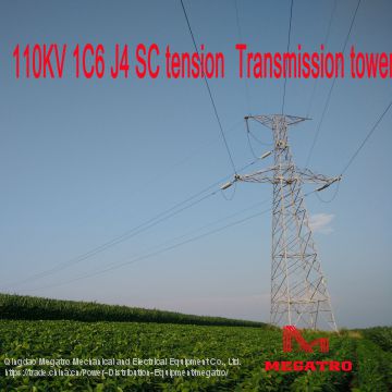 MEGATRO 110KV 1C6 J4 SC tension Transmission tower