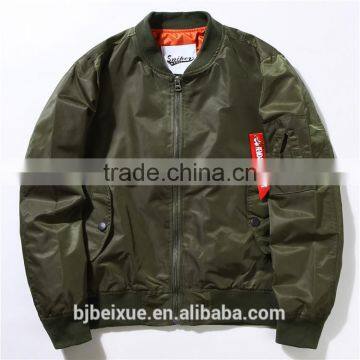 2017 Latest Design Fashion Bulk Man Jacket Winter Jacket Custom Outdoor Sport Bomber Jacket Wholesale photo-3