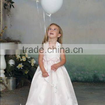 Light Pink Ball Gown Spaghetti Strap Kids Clothes and Dress photo-2