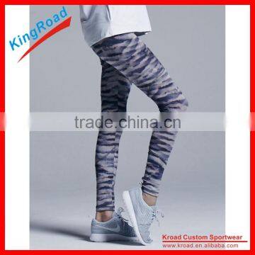 2015 New Style Wholesale Custom Fitness Pants Camouflage Compression Tights photo-4