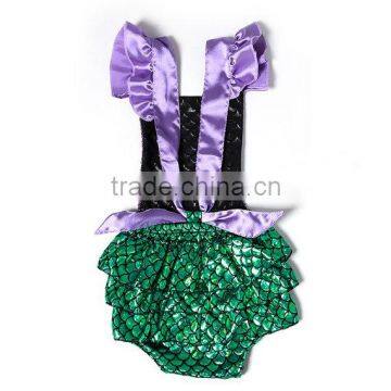Baby Girl Fins Mermaid Romper Jumpsuit Kid Mermaid Swimming Bathing Suit photo-3
