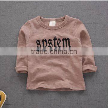 Children Long Sleeve t Shirt and Blank Printing Boys t Shirt Tee photo-4