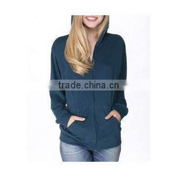 Next Level Apparel Unisex Sueded Full-Zip Hoody - Made From 60% Combed Ring-spun Cotton and 40% Polyester Sueded Jersey. photo-2