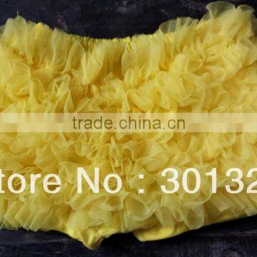 Free Shipping Baby Girls Shorts Bloomers Chiffon Skirt Dress Ruffle Shorts Petti Chiffon Shorts photo-4