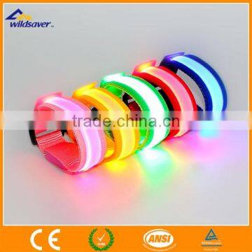 Outdoor sport LED colorful safety wristband