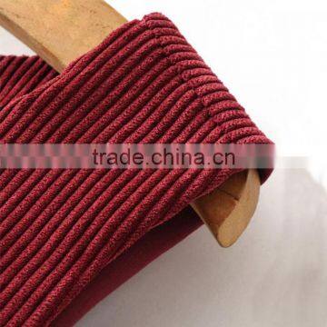 A-Line Dark Red Lace up Round Collar Sleeveless Mini Corduroy Dress photo-5