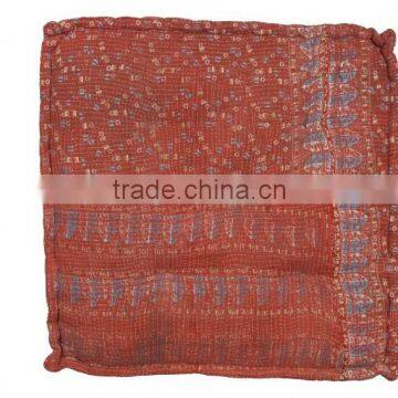 Vintage Kantha Floor Cushion photo-4