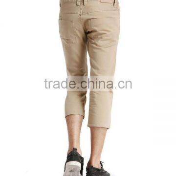 Wholesale Cheap New Style Hot Sale OEM Service Men Khaki Capri Jogger Pants photo-4