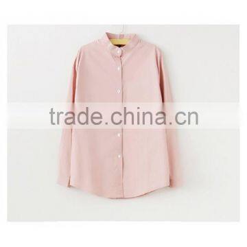 Linen/Cotton Mandarin Collar Long Sleeve Blouse/casual Shirts for Women photo-2