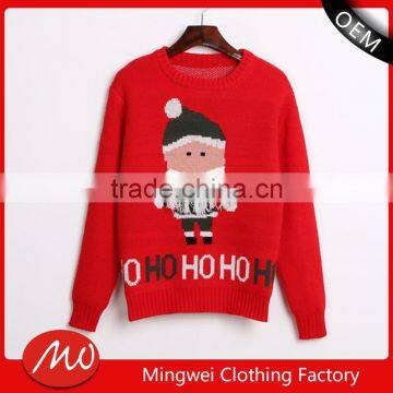 popular items custom ugly christmas mens jumpers crew neck wholesale sweatshirt with cotton fabric