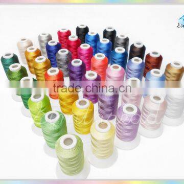 550Yrds/Spool 40 Brother Colors Polyester Embroidery Thread photo-2