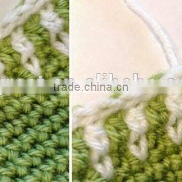 Crochet Farm Hat With Picket Fence Border Baby Diy Handmande Hat Sets photo-5