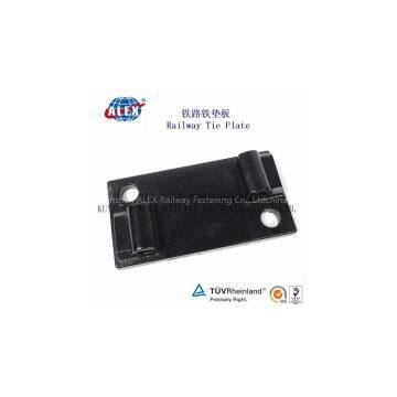 Rail Tie Plate Made in Shanghai, Bluing Rail Tie Plate, Professional Railroad Clip supplier Rail Tie Plate