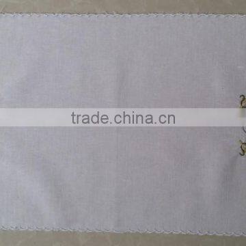 wholesale cotton linen embroidery napkin