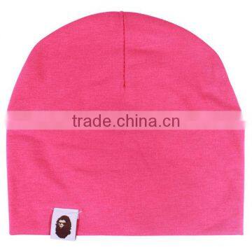 Wholesale Plain Knit Cotton Baby Beanie Hat photo-5