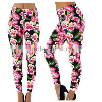 Hot Sell Wholesale Compression Tights Medical Tight Flower Leggings photo-3