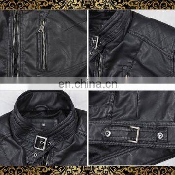 2015 New Model Designer Motorbike Leather Jacket photo-4