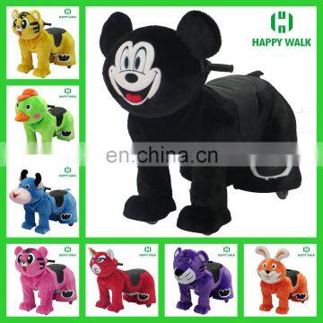 New arrival!!!HI CE funny electric animal ride for kids,mechanical ride on cars with wheels in mall