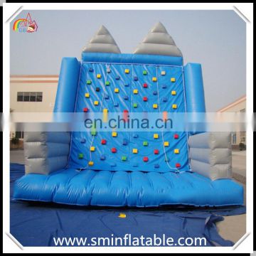 Commercial adult inflatable rock climbing wall, funny inflatable sport game for amusement park & entertainment