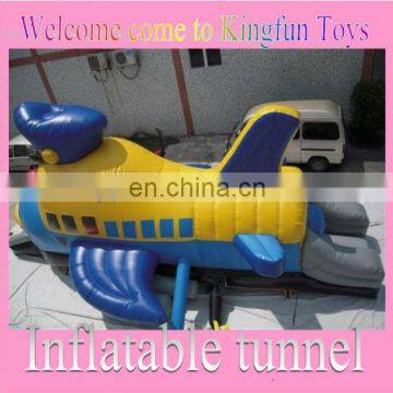 New design airship inflatabe obstacle tunnel for sale