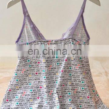 2015 Nifty and Sexy Underwear Set/cotton Top Set/chemise photo-2