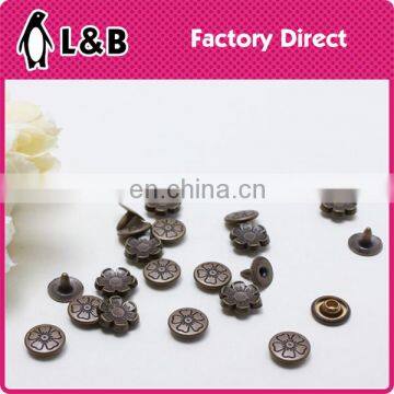 new popular high quality custom garment flower rivet