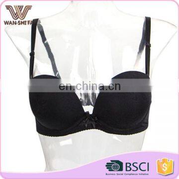 Soft surface anti-bacterial plain flower wholesale price genie bra